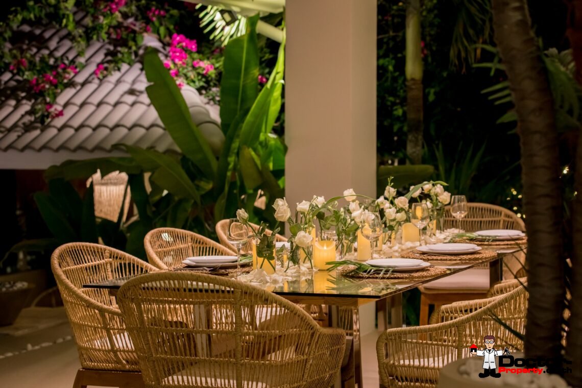 3 Bedroom Modern Balinese Pool Villa – Bo Phut, Koh Samui – For Sale