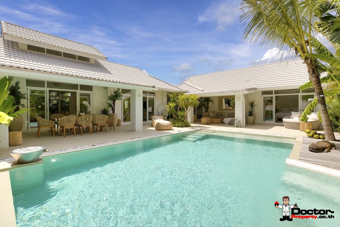 3 Bedroom Modern Balinese Pool Villa – Bo Phut, Koh Samui – For Sale