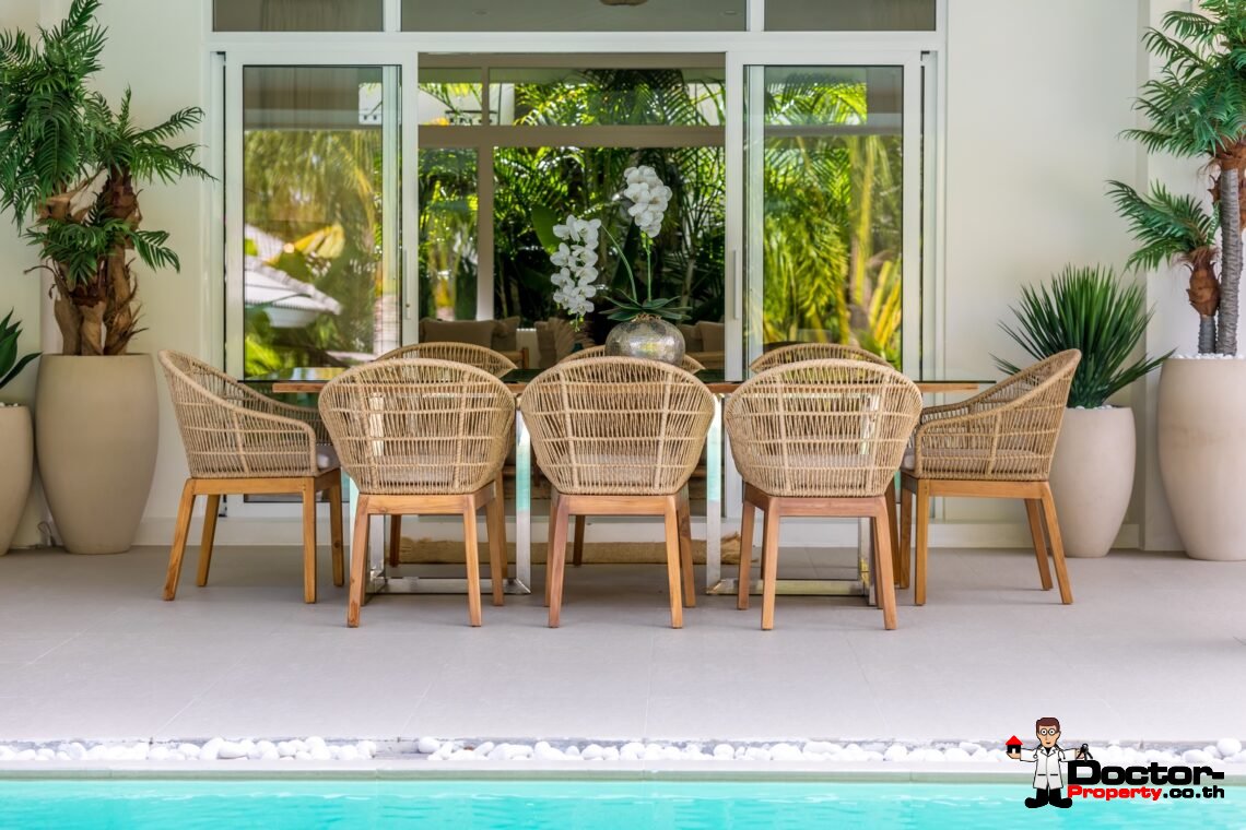 3 Bedroom Modern Balinese Pool Villa – Bo Phut, Koh Samui – For Sale