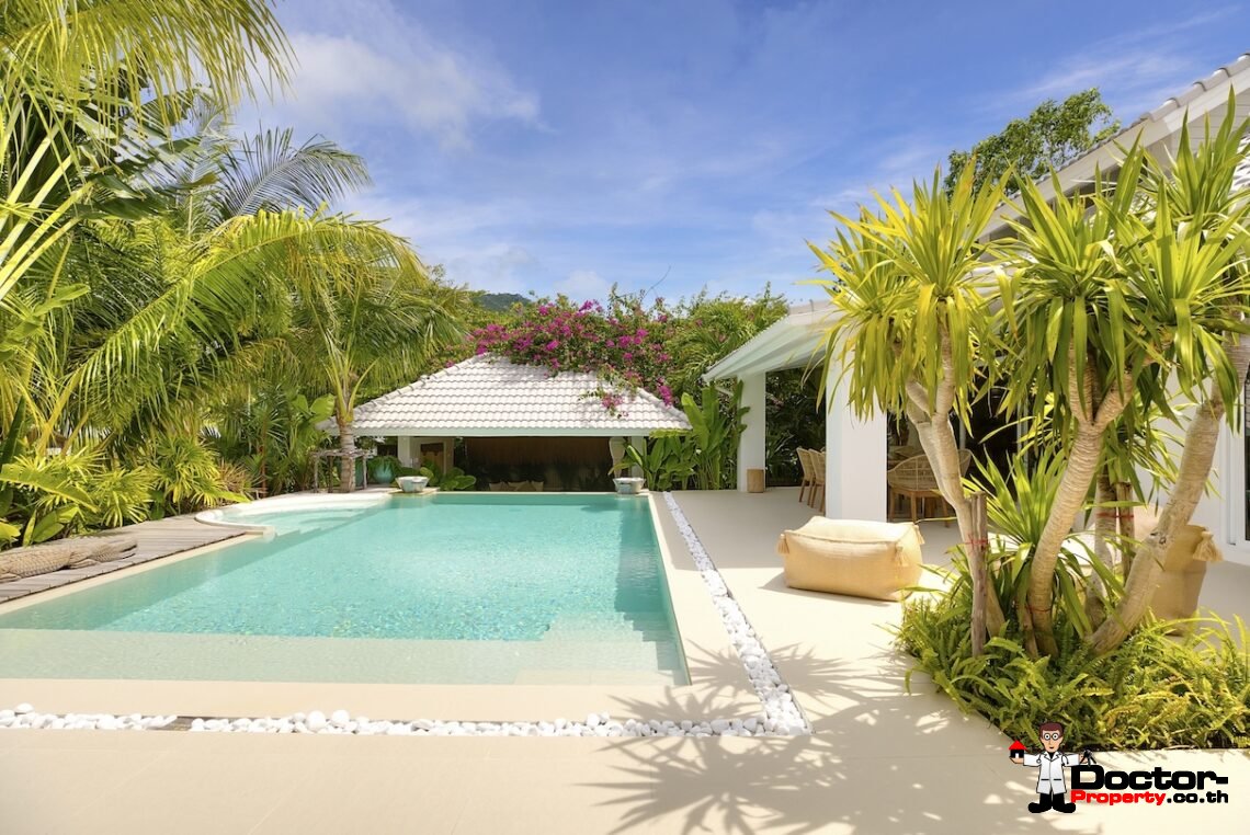 3 Bedroom Modern Balinese Pool Villa – Bo Phut, Koh Samui – For Sale