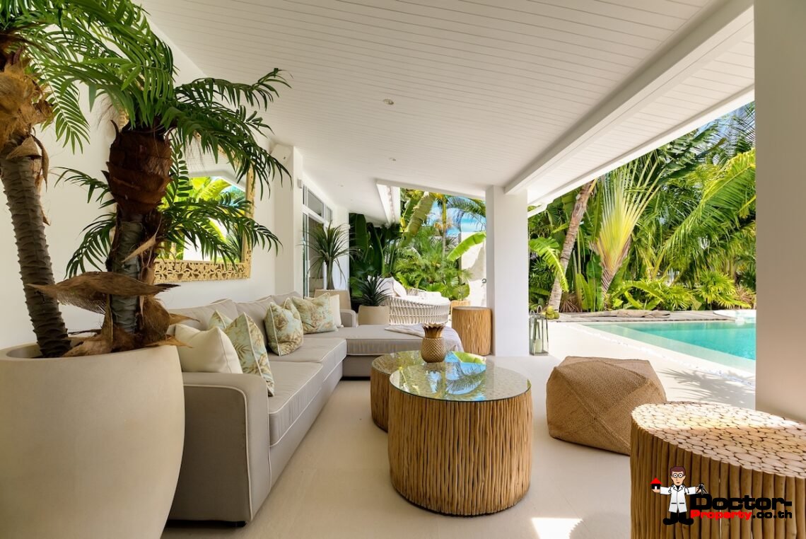 3 Bedroom Modern Balinese Pool Villa – Bo Phut, Koh Samui – For Sale