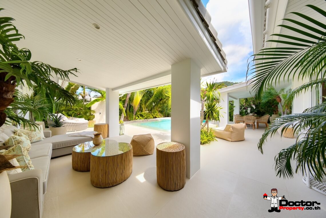 3 Bedroom Modern Balinese Pool Villa – Bo Phut, Koh Samui – For Sale