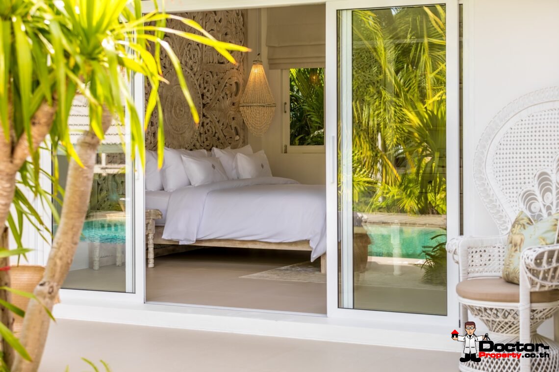 3 Bedroom Modern Balinese Pool Villa – Bo Phut, Koh Samui – For Sale