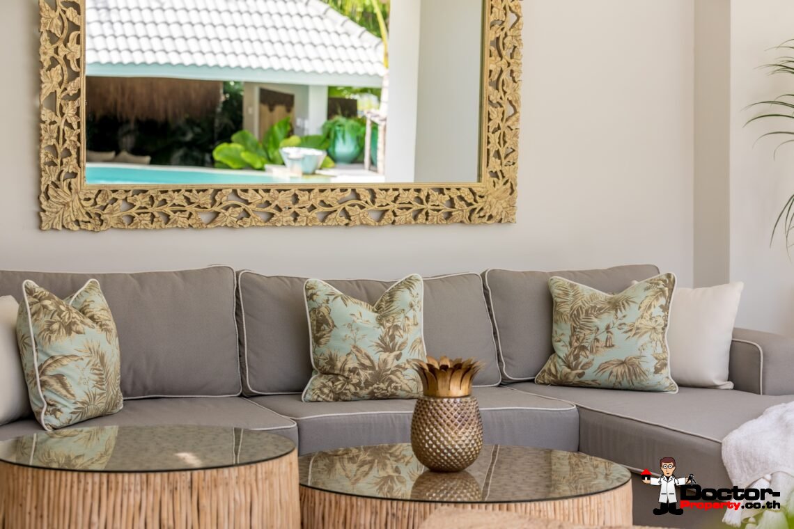 3 Bedroom Modern Balinese Pool Villa – Bo Phut, Koh Samui – For Sale