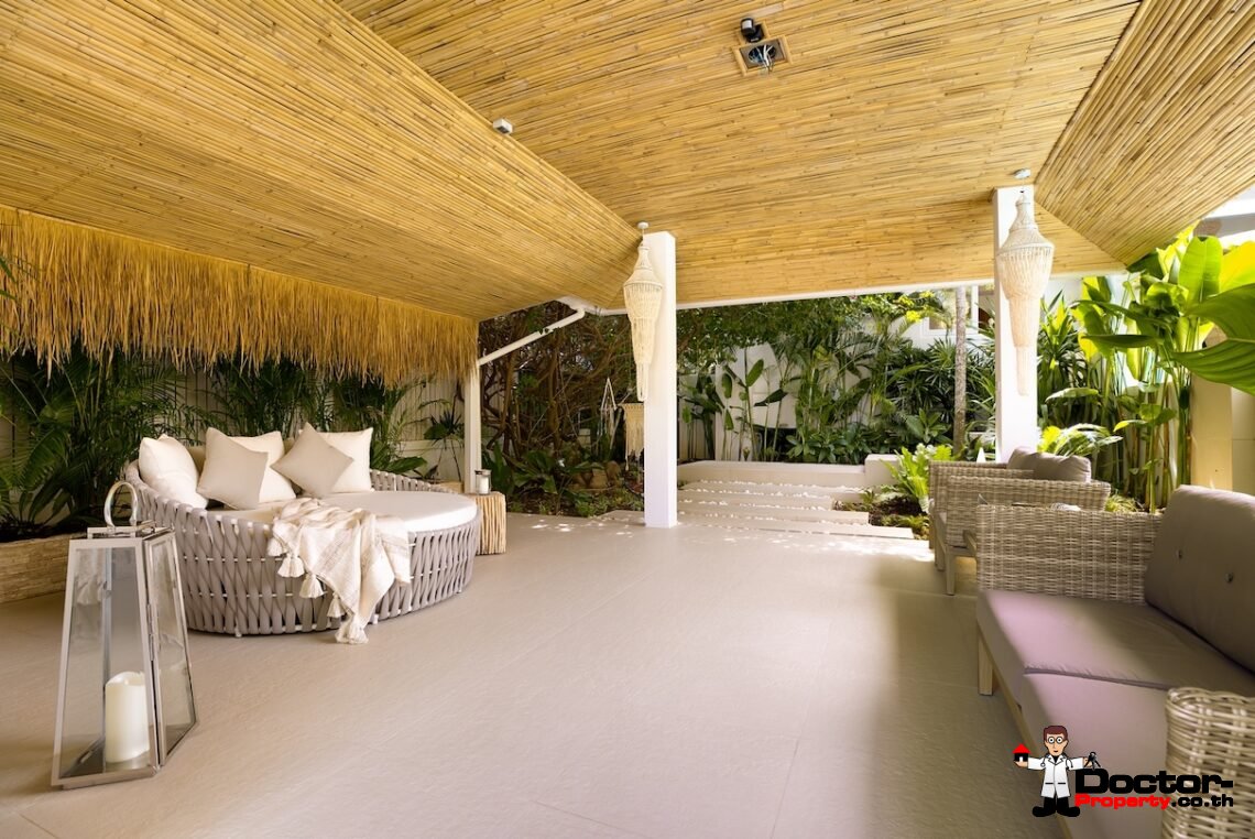 3 Bedroom Modern Balinese Pool Villa – Bo Phut, Koh Samui – For Sale
