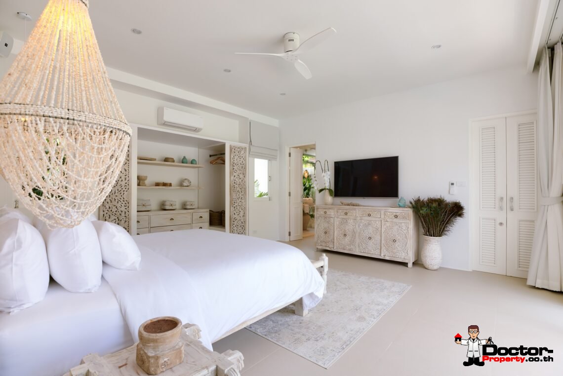 3 Bedroom Modern Balinese Pool Villa – Bo Phut, Koh Samui – For Sale