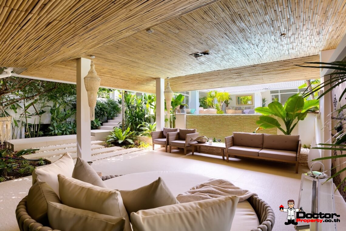 3 Bedroom Modern Balinese Pool Villa – Bo Phut, Koh Samui – For Sale