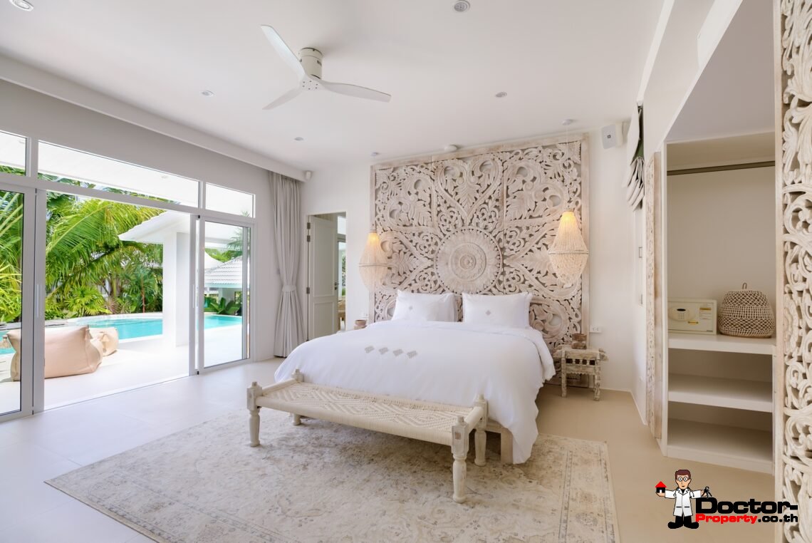 3 Bedroom Modern Balinese Pool Villa – Bo Phut, Koh Samui – For Sale