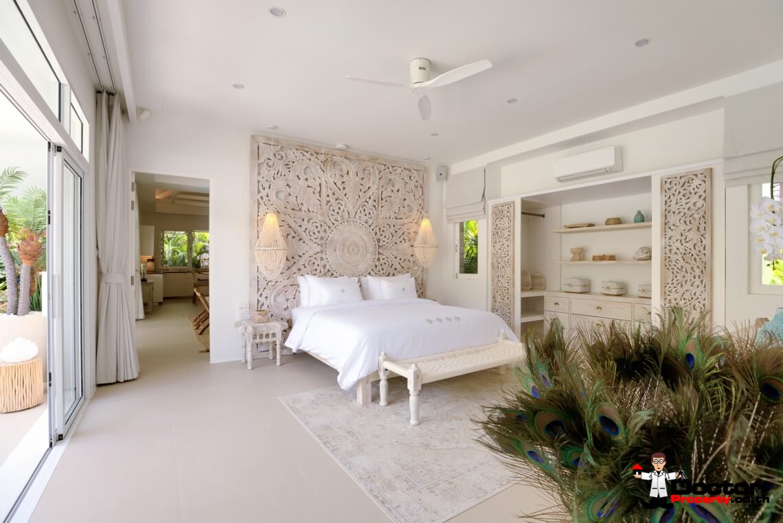 3 Bedroom Modern Balinese Pool Villa – Bo Phut, Koh Samui – For Sale