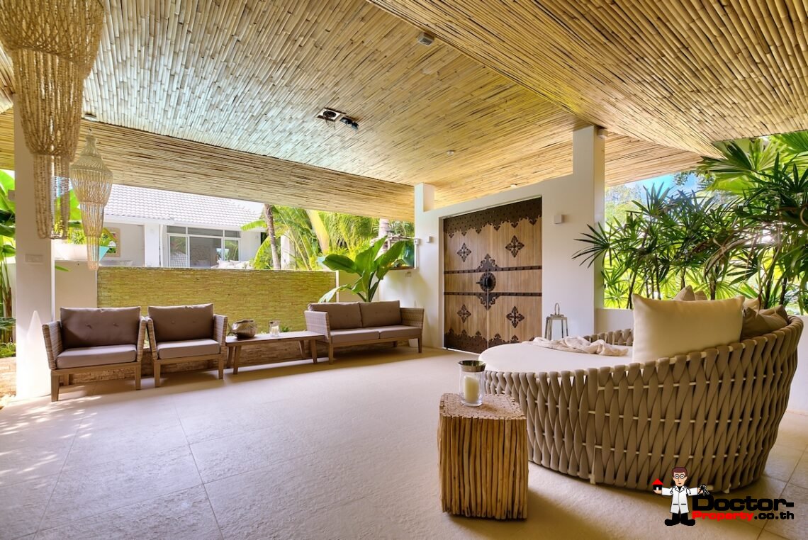 3 Bedroom Modern Balinese Pool Villa – Bo Phut, Koh Samui – For Sale