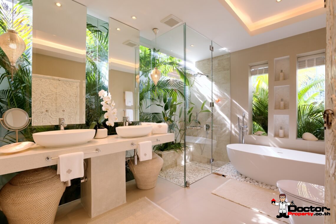 3 Bedroom Modern Balinese Pool Villa – Bo Phut, Koh Samui – For Sale