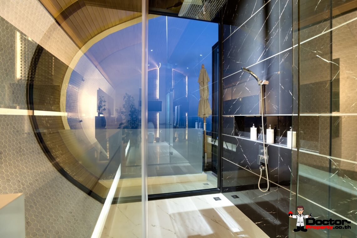 3 Bed Pool Villa with Zen Room, Sea View – Chaweng Noi, Koh Samui – For Sale