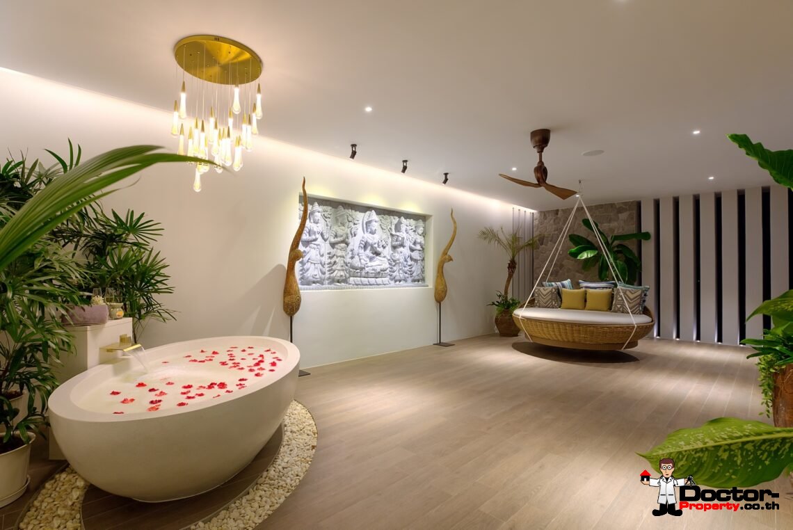 3 Bed Pool Villa with Zen Room, Sea View – Chaweng Noi, Koh Samui – For Sale