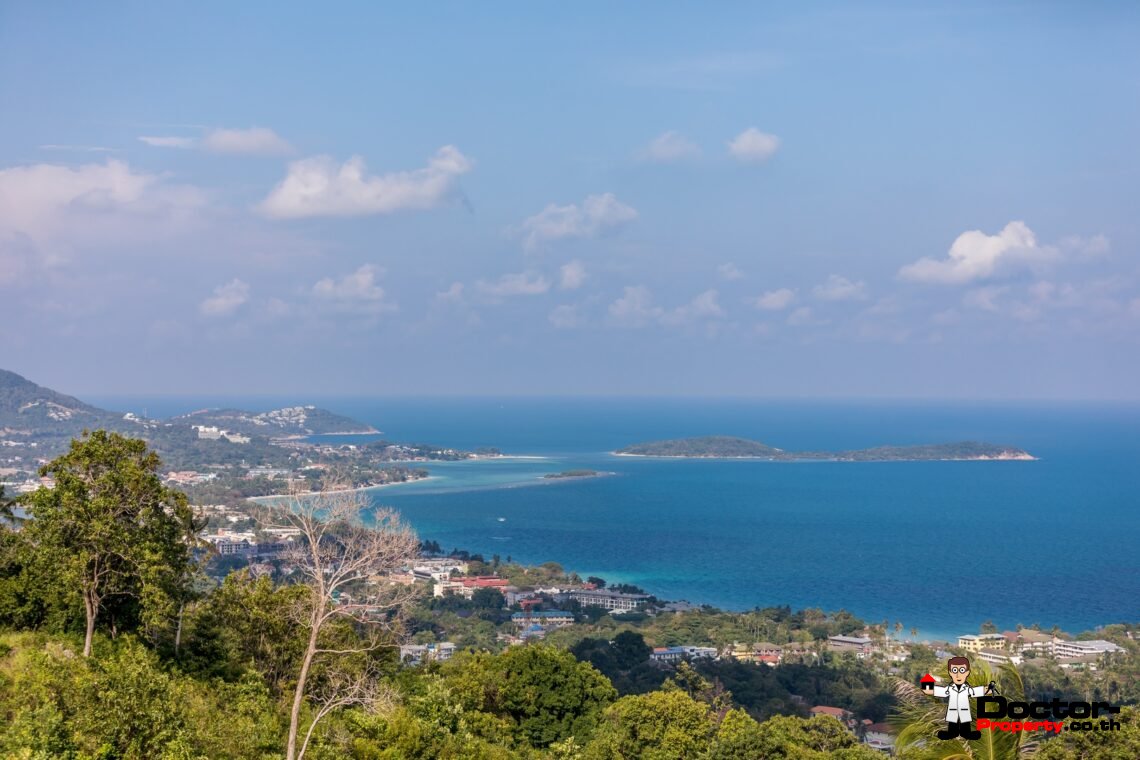 3 Bed Pool Villa with Zen Room, Sea View – Chaweng Noi, Koh Samui – For Sale