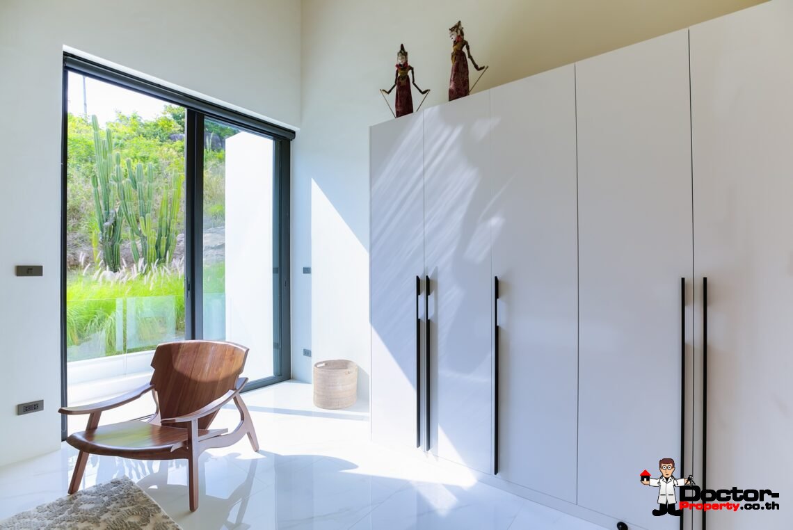 3 Bed Pool Villa with Zen Room, Sea View – Chaweng Noi, Koh Samui – For Sale