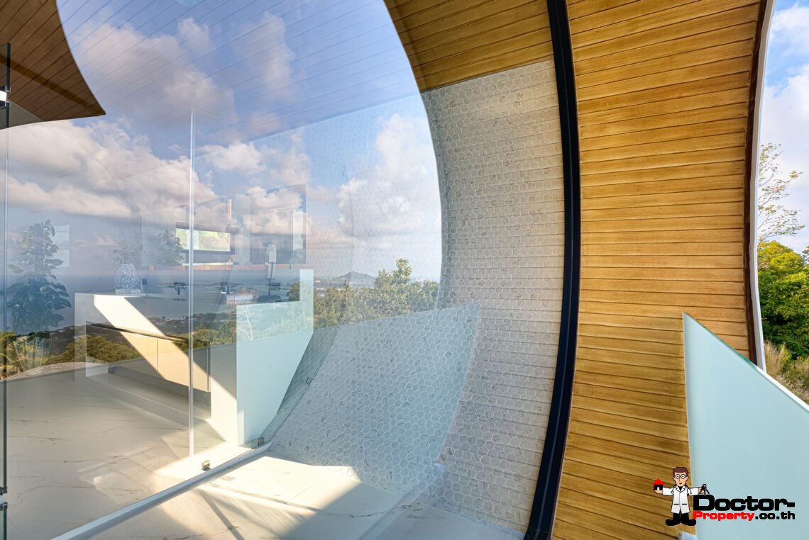 3 Bed Pool Villa with Zen Room, Sea View – Chaweng Noi, Koh Samui – For Sale