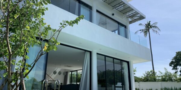 Newly Built 3 Bed Modern Sea view Villa – Chaweng, Koh Samui – For Sale