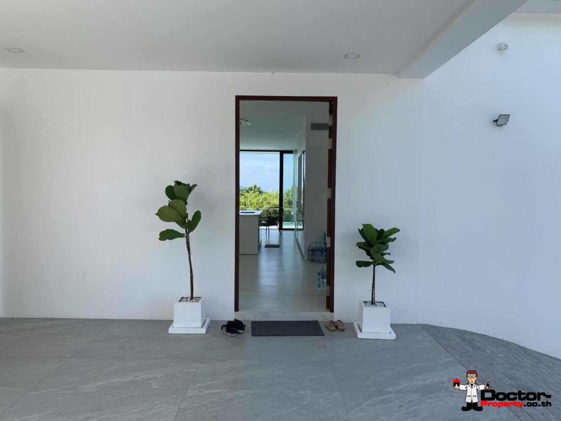 Newly Built 3 Bed Modern Sea view Villa – Chaweng, Koh Samui – For Sale