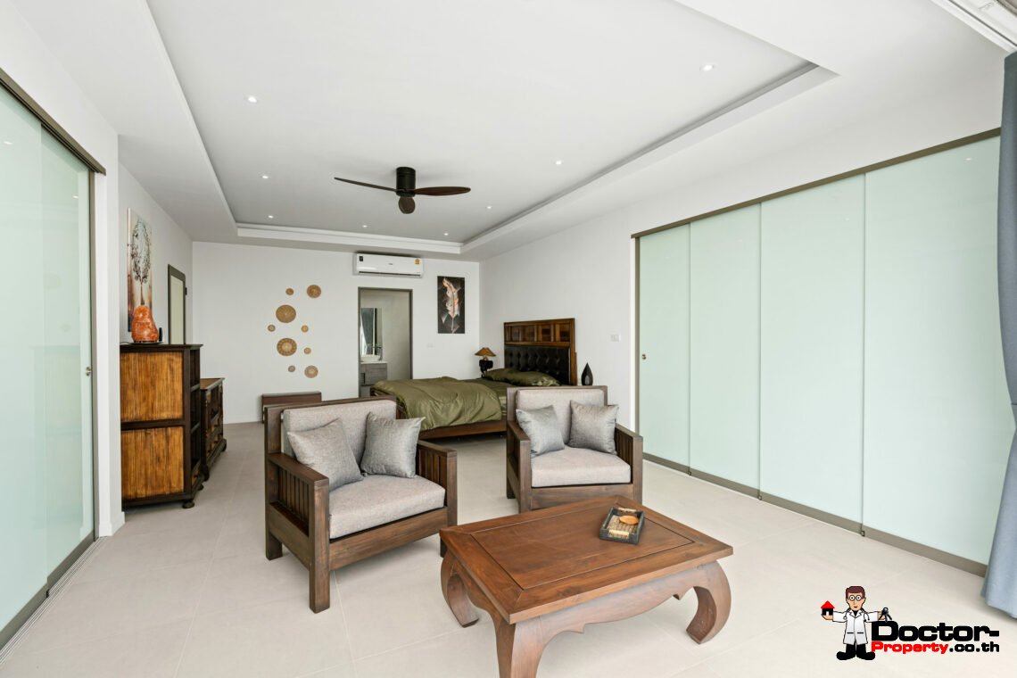 New 3 – 5 Bedroom Pool Villas, Sea View – Plai Laem, Koh Samui – For Sale