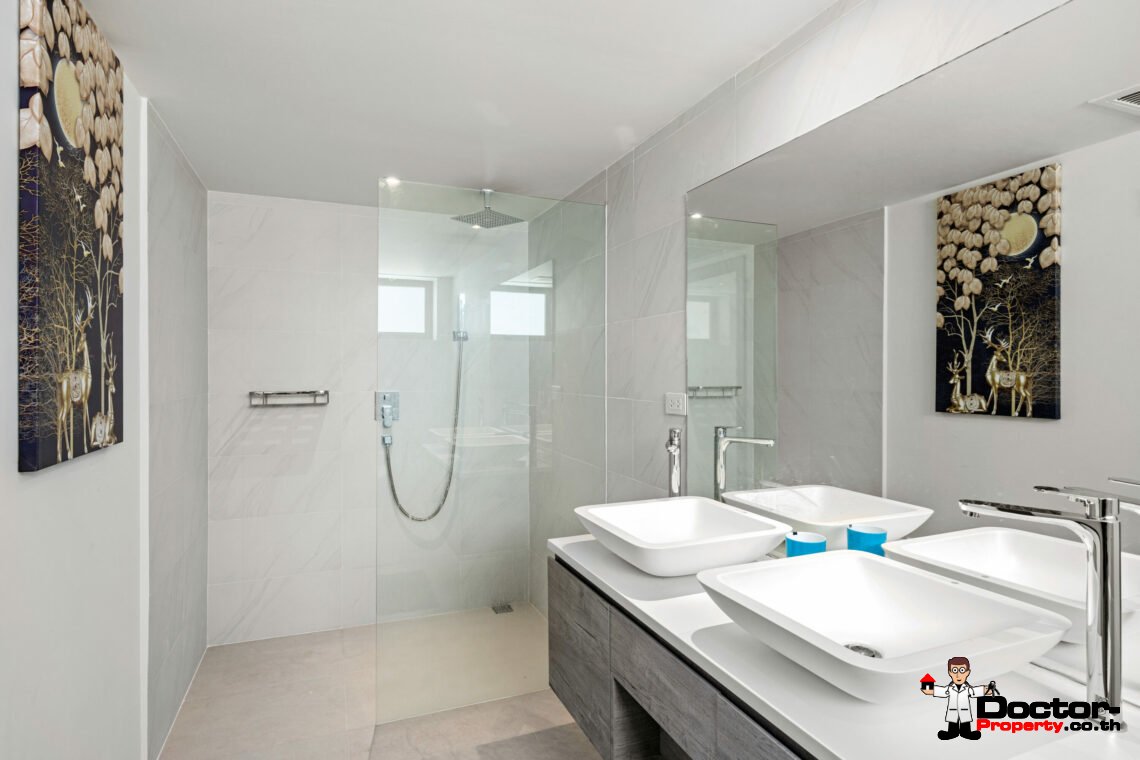 New 3 – 5 Bedroom Pool Villas, Sea View – Plai Laem, Koh Samui – For Sale