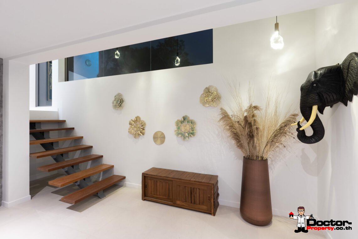 New 3 – 5 Bedroom Pool Villas, Sea View – Plai Laem, Koh Samui – For Sale