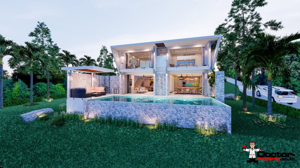 New 3 & 4 Bed Pool Villas in Plai Laem, Koh Samui – For Sale