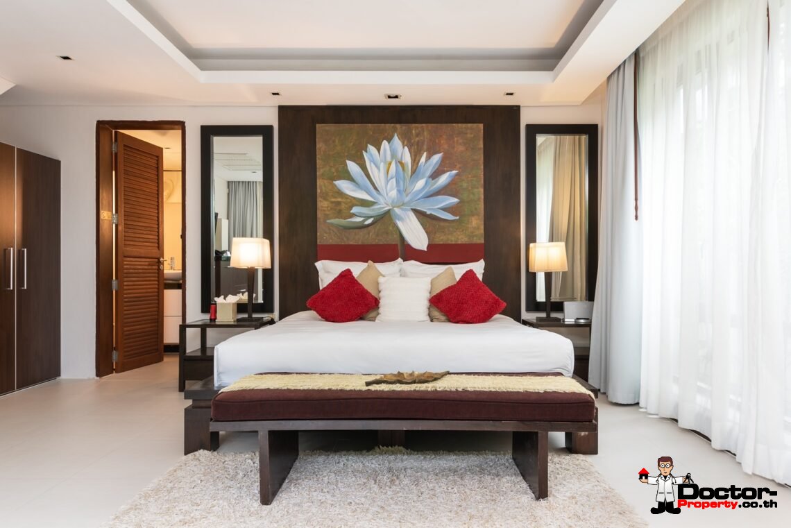 Luxurious 5 Bedroom Beachfront Residence on Ban Tai Beach, Koh Samui – For Sale