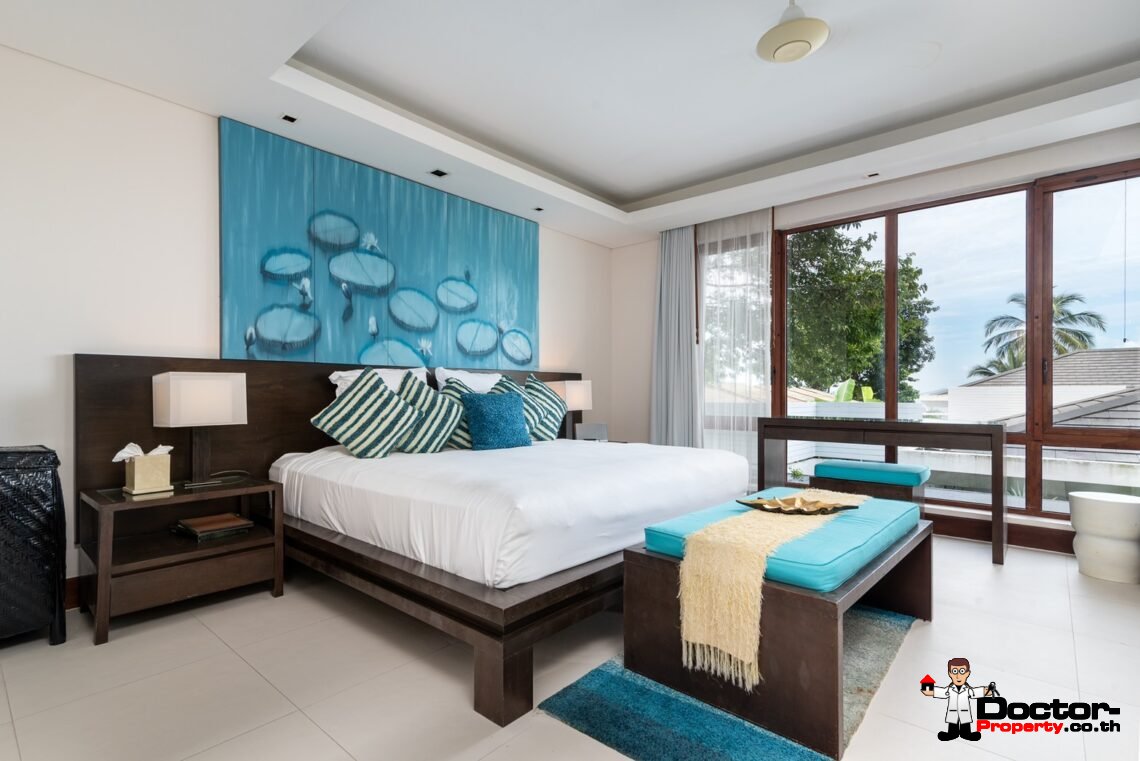 Luxurious 5 Bedroom Beachfront Residence on Ban Tai Beach, Koh Samui – For Sale
