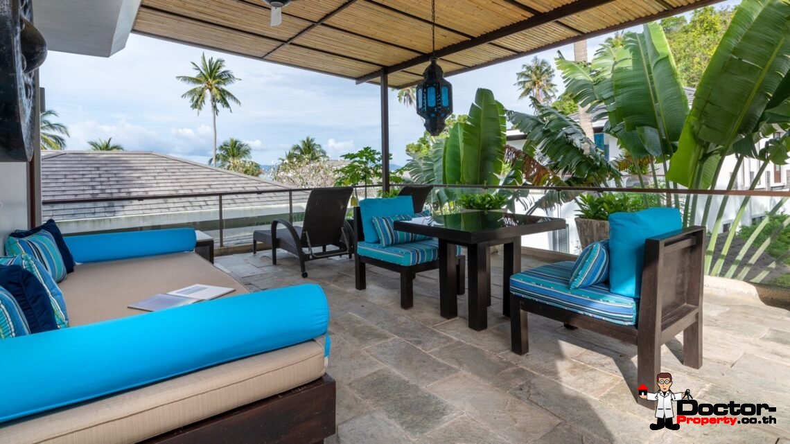 Luxurious 5 Bedroom Beachfront Residence on Ban Tai Beach, Koh Samui – For Sale