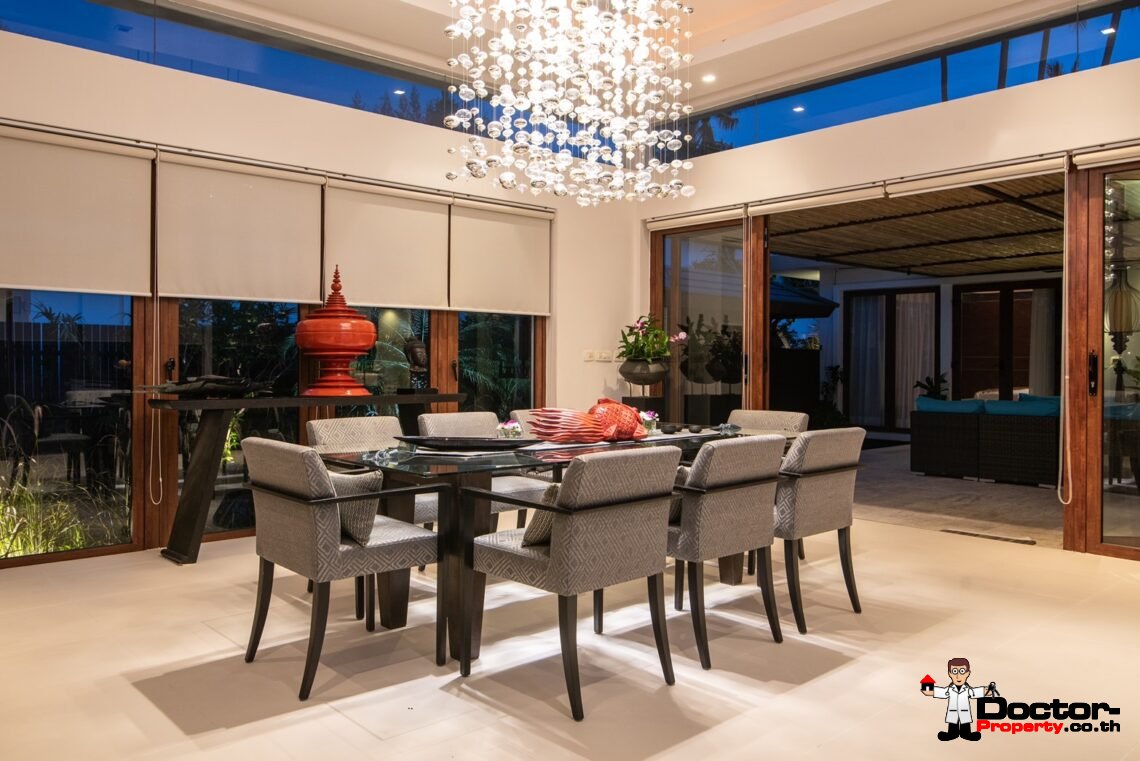 Luxurious 5 Bedroom Beachfront Residence on Ban Tai Beach, Koh Samui – For Sale