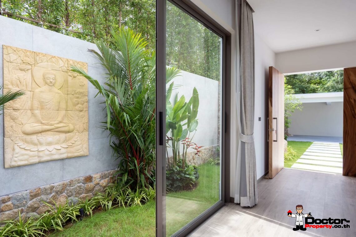 New 3 Bedroom Pool Villa with Sea View – Bo Phut, Koh Samui – For Sale