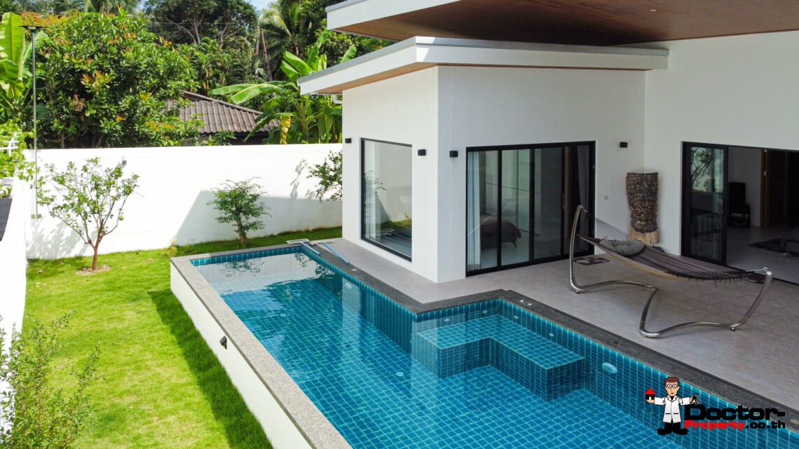 New 3 Bedroom Pool Villas near Beach – Laem Sor, Koh Samui – For Sale