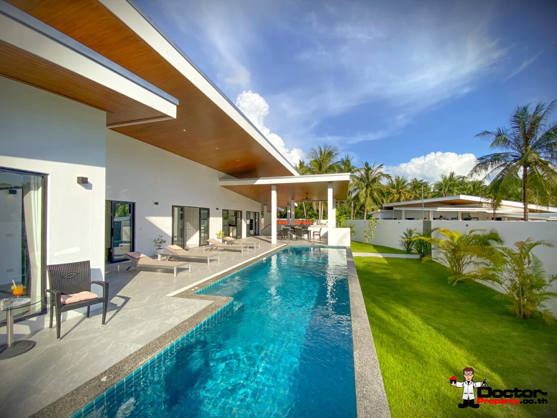 New 3 Bedroom Pool Villas near Beach – Laem Sor, Koh Samui – For Sale