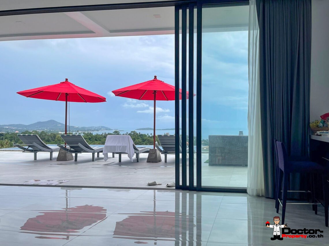 Stunning 7 Bedroom Sea View Villa – Chaweng Noi – Koh Samui – for sale