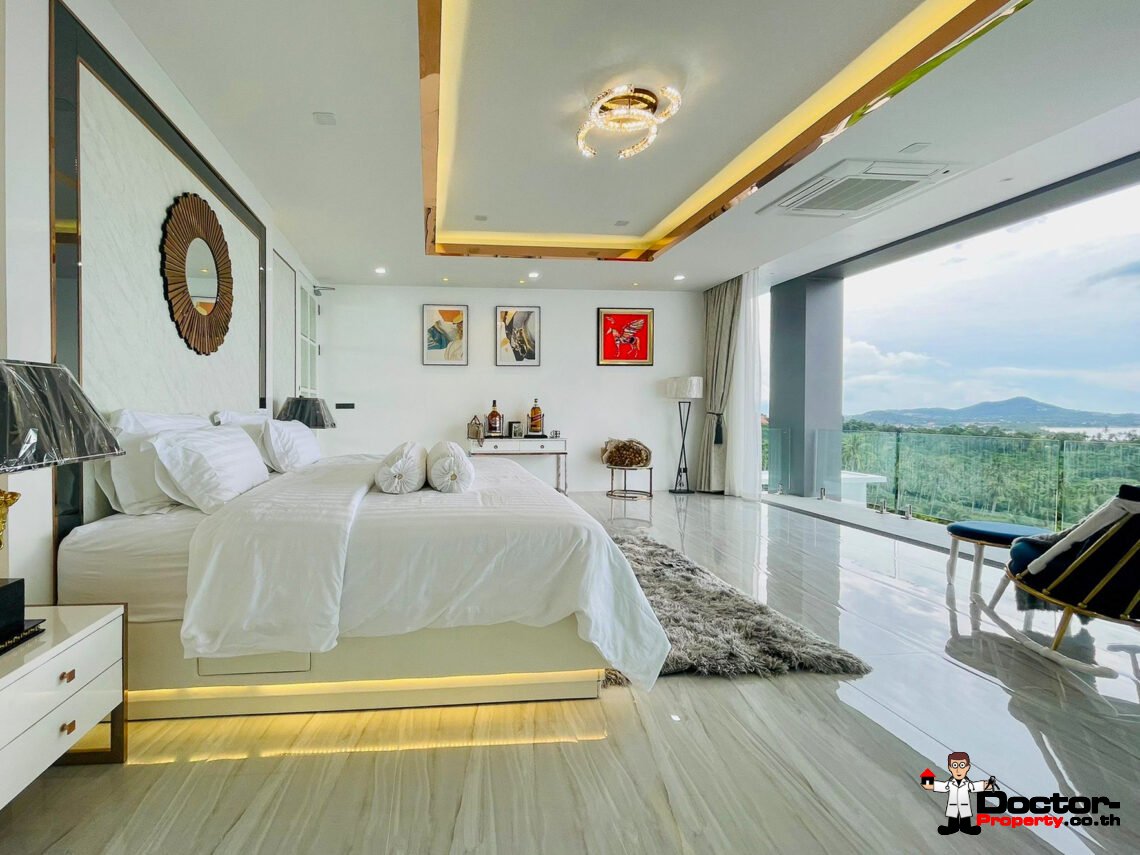 Stunning 7 Bedroom Sea View Villa – Chaweng Noi – Koh Samui – for sale