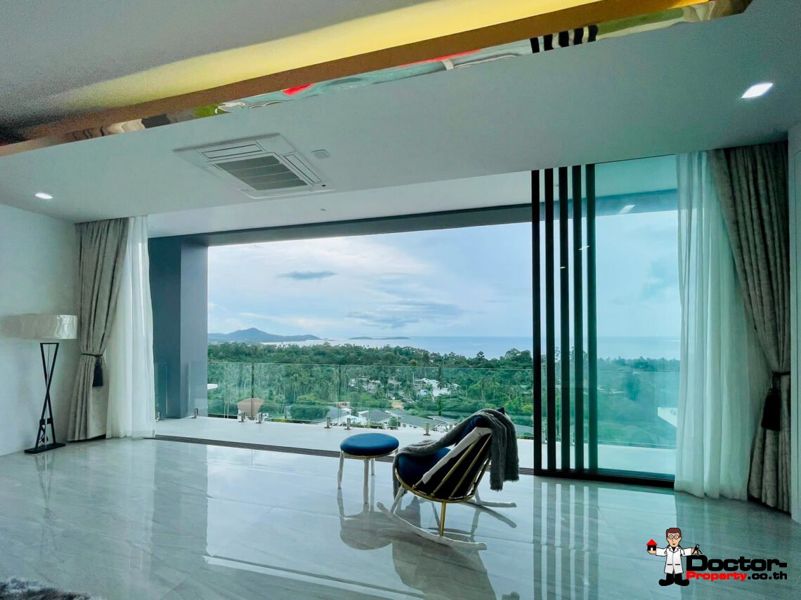 Stunning 7 Bedroom Sea View Villa – Chaweng Noi – Koh Samui – for sale