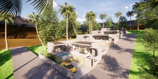 New 2 Bedroom Hillside Pool Villas – Mae Nam, Koh Samui – For Sale