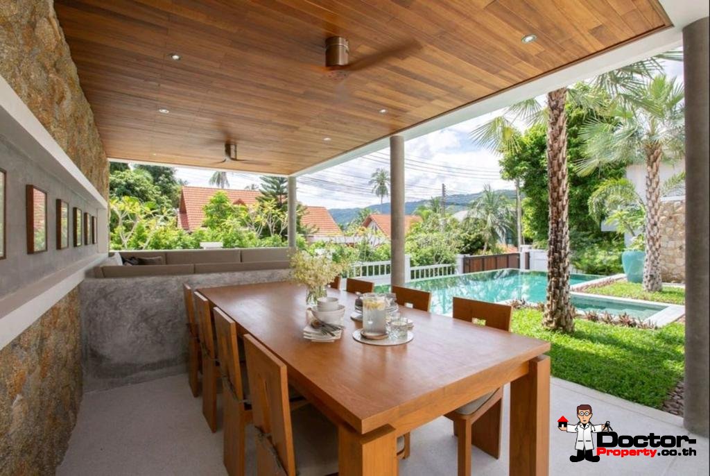 Privat 3 Bedroom Pool Villa – Bophut – Koh Samui – for sale