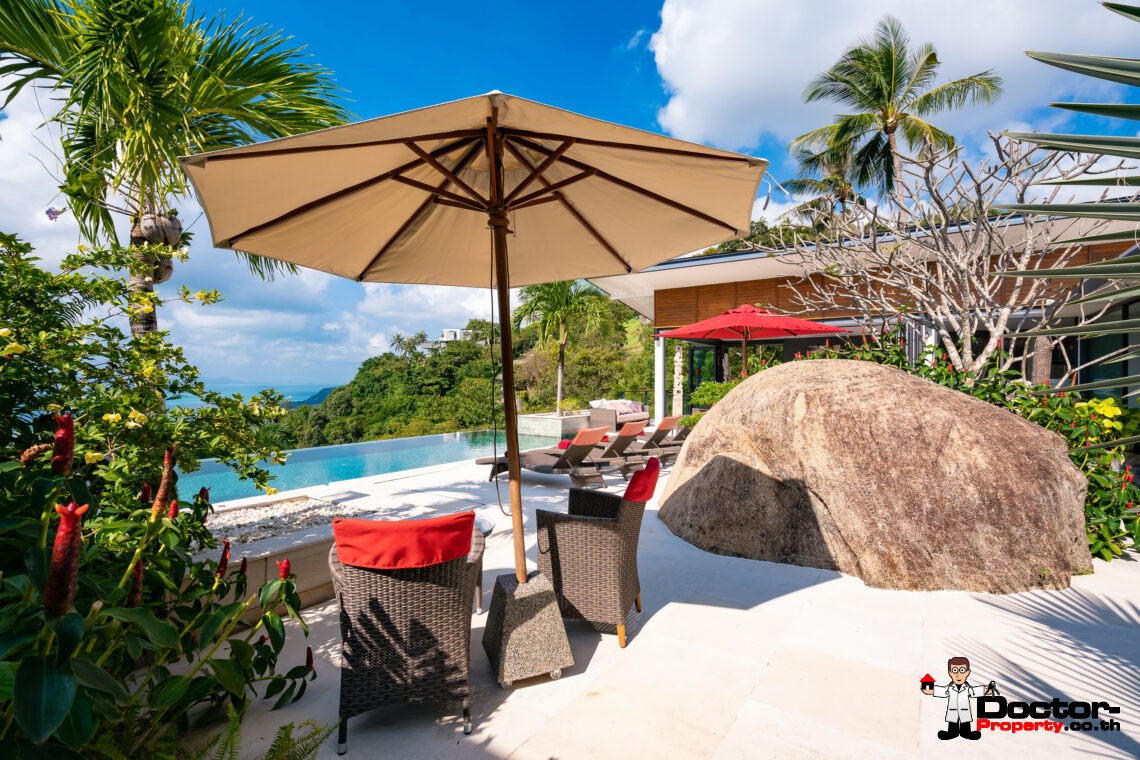 Stunning Sunset View Villa in Taling Ngam – Koh Samui, For Sale