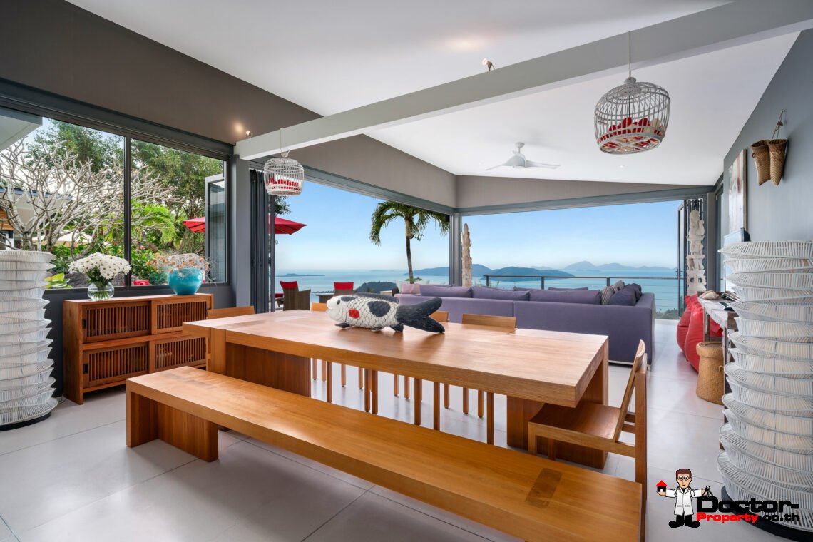 Stunning Sunset View Villa in Taling Ngam – Koh Samui, For Sale