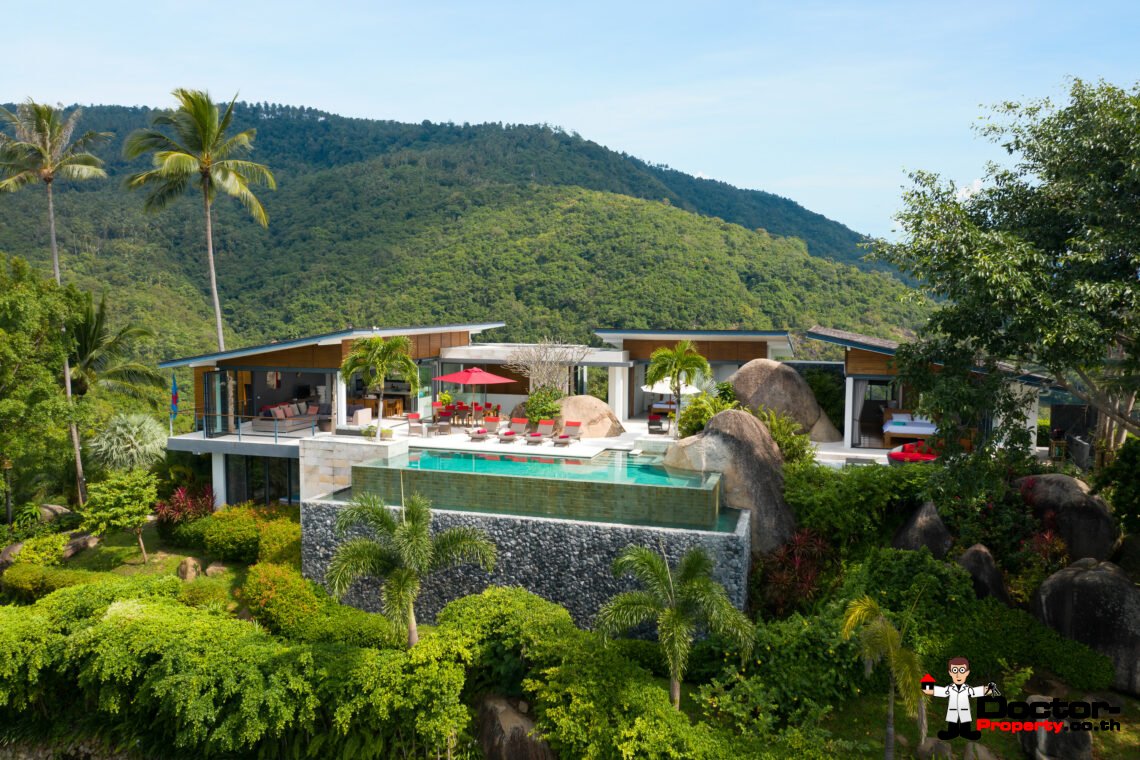 Stunning Sunset View Villa in Taling Ngam – Koh Samui, For Sale