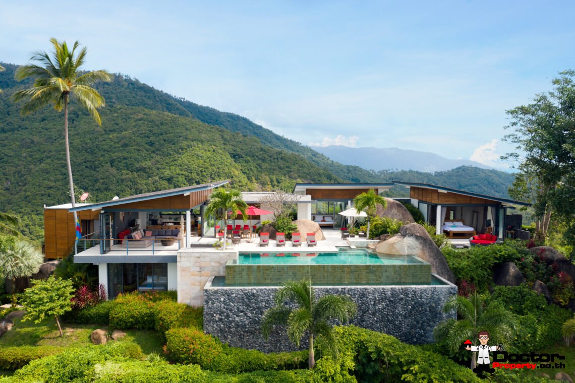 Stunning Sunset View Villa in Taling Ngam – Koh Samui, For Sale