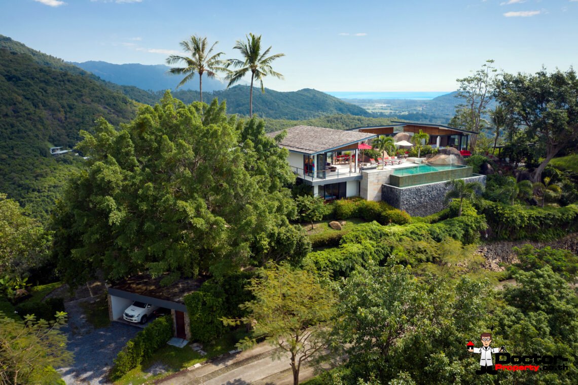 Stunning Sunset View Villa in Taling Ngam – Koh Samui, For Sale