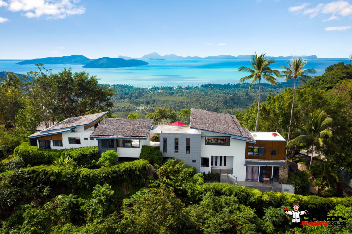 Stunning Sunset View Villa in Taling Ngam – Koh Samui, For Sale