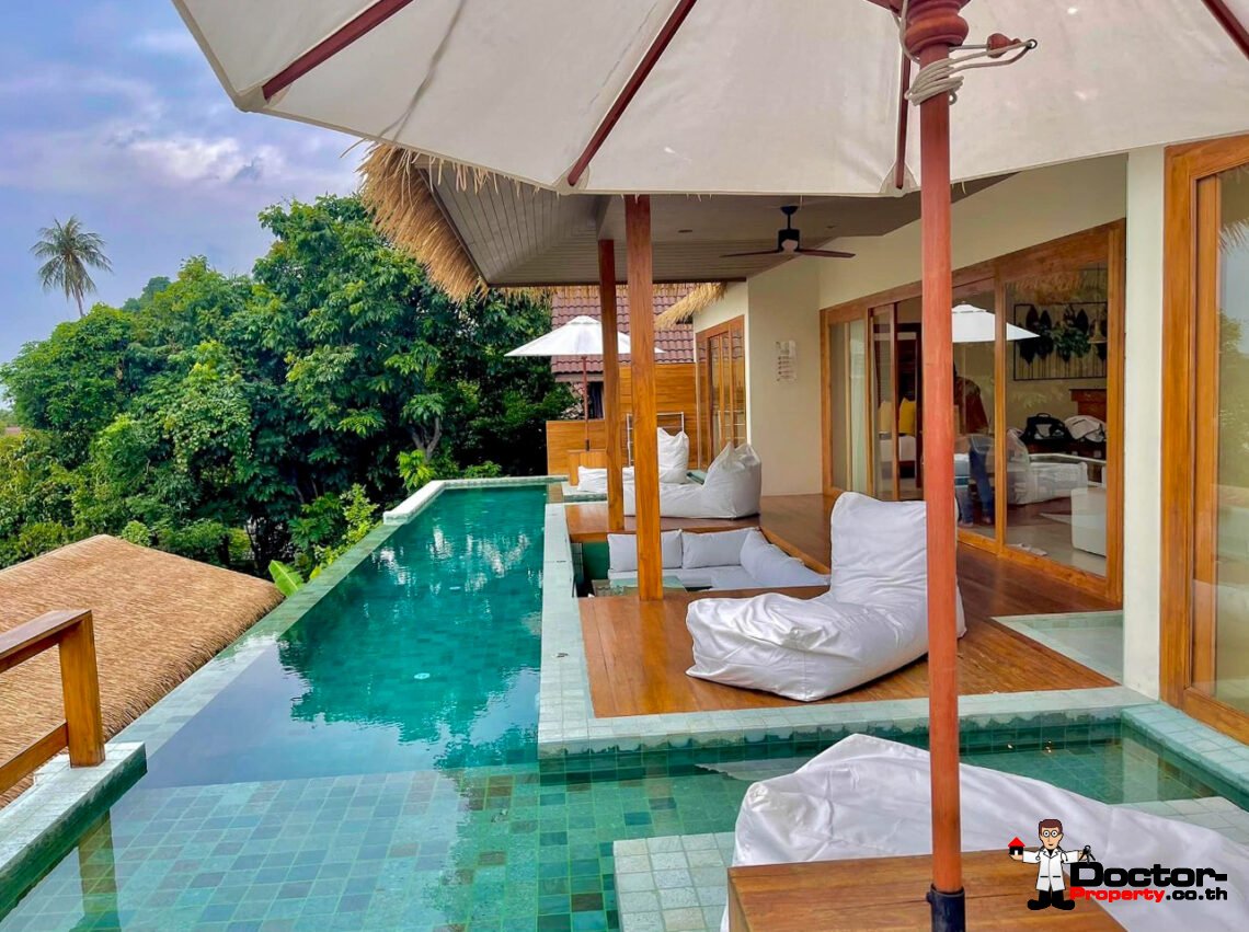 2 Bedroom Sea view Villa in Lamai, Koh Samui – For Sale