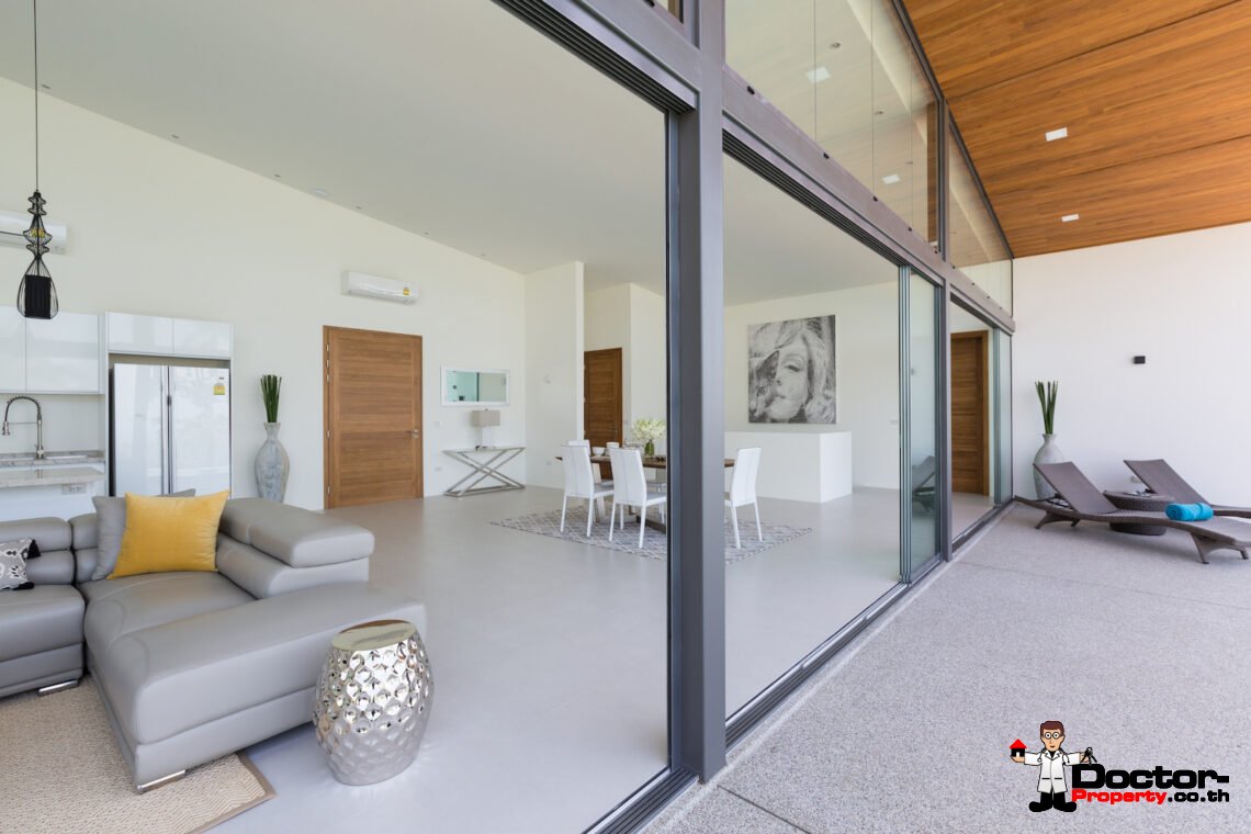 2 and 3 Bedroom Villas with Sea View in Mae Nam, Koh Samui – For Sale