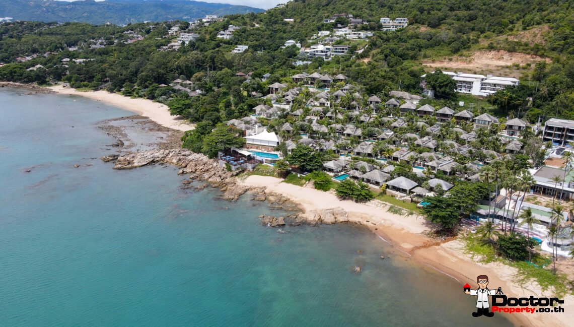 10 Pool Villas in Luxury Beachfront Resort – Choeng Mon, Koh Samui – For Sale