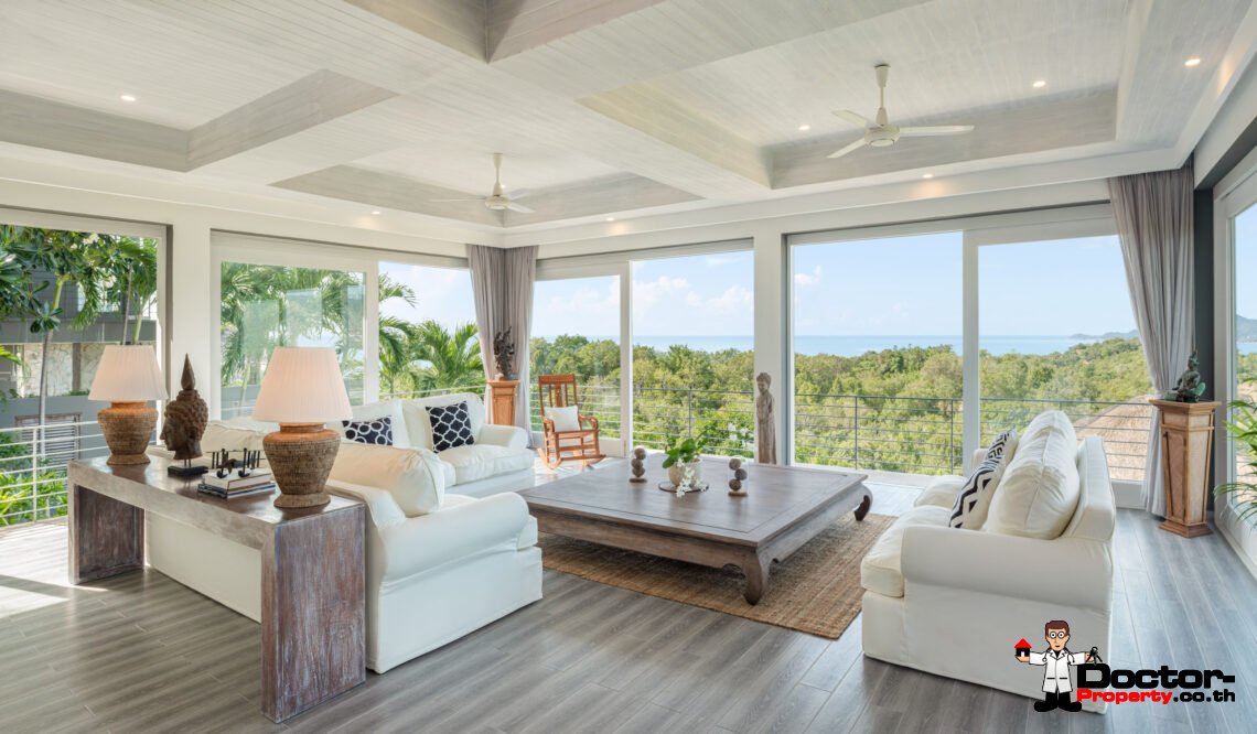 Luxurious 7 Bedroom Villa in Chaweng Hill, Koh Samui – For Sale