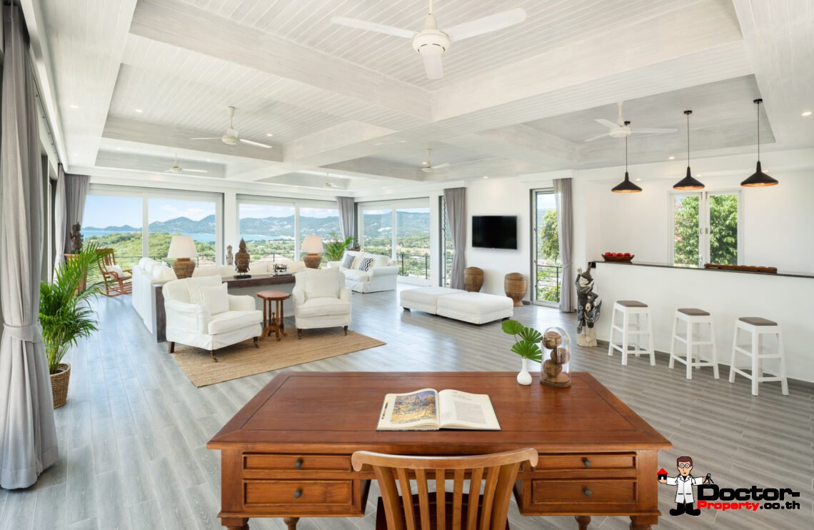 Luxurious 7 Bedroom Villa in Chaweng Hill, Koh Samui – For Sale