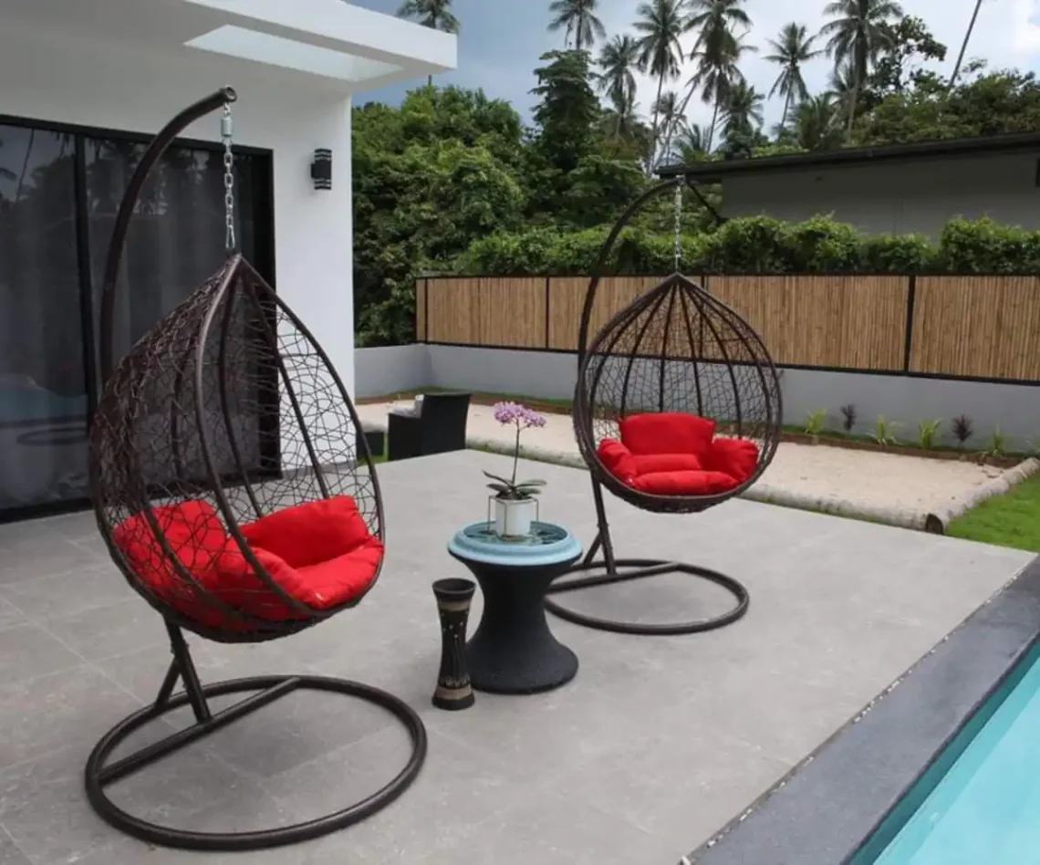 Fantastic 3 Bedroom Villa – Bali Style Beachside – Bang Kao – Koh Samui – for sale